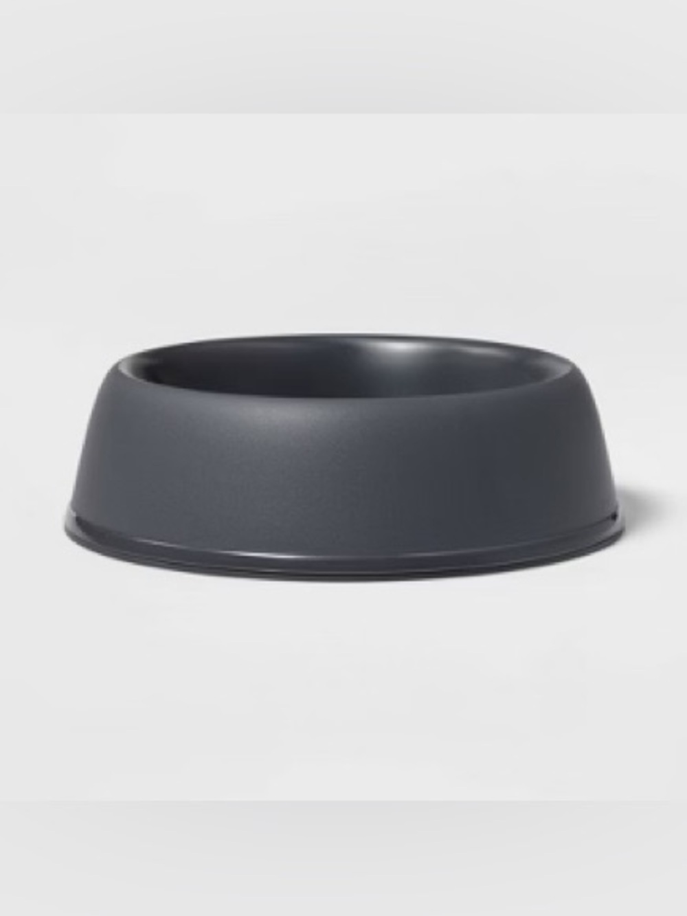 Standard 4 Cup Dog Bowl - Boots & Barkley™ Gray: BPA-Free, Rubber Base, All Ages